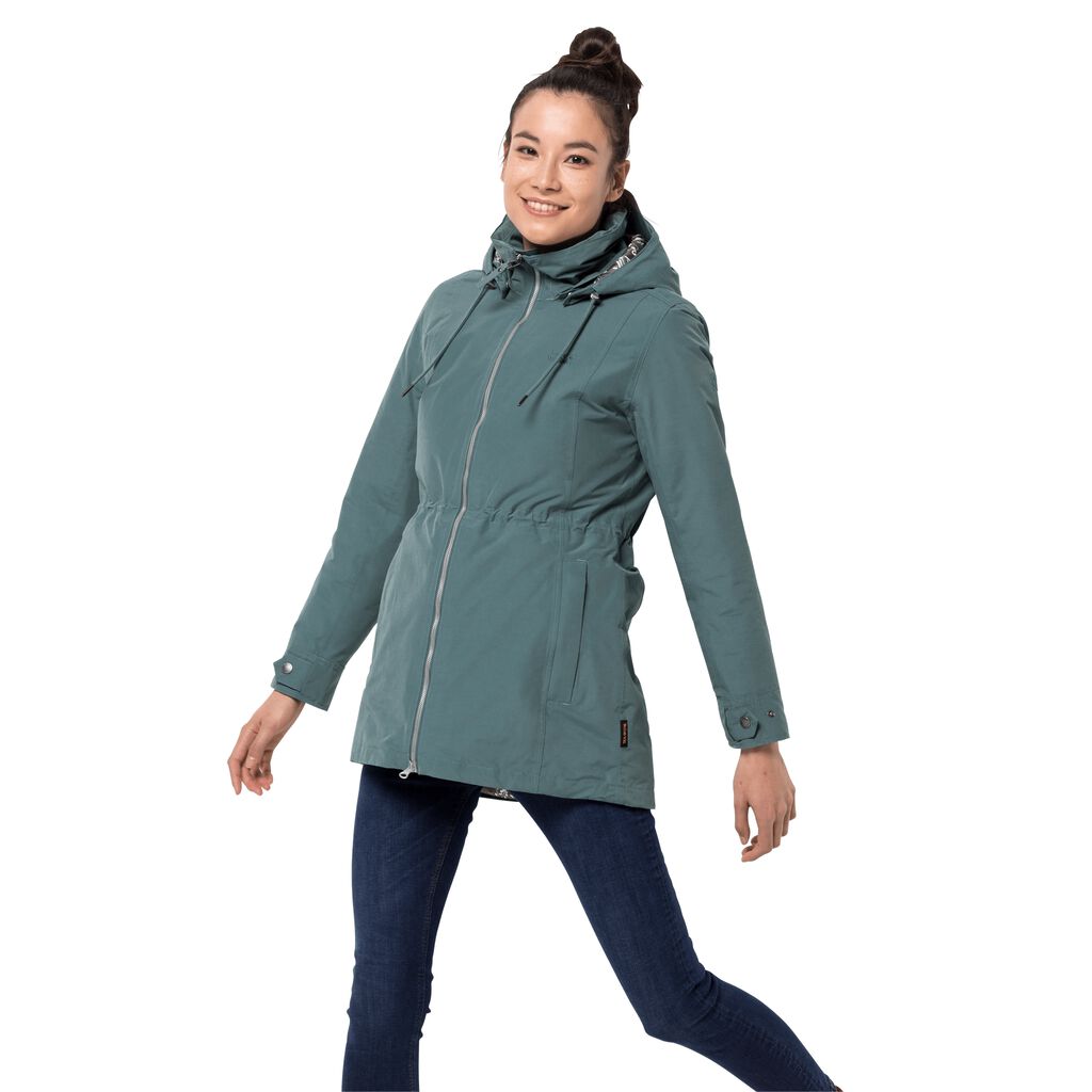 Jack Wolfskin WILDWOOD Vestes Femme Vert Clair - KROUNDM-54